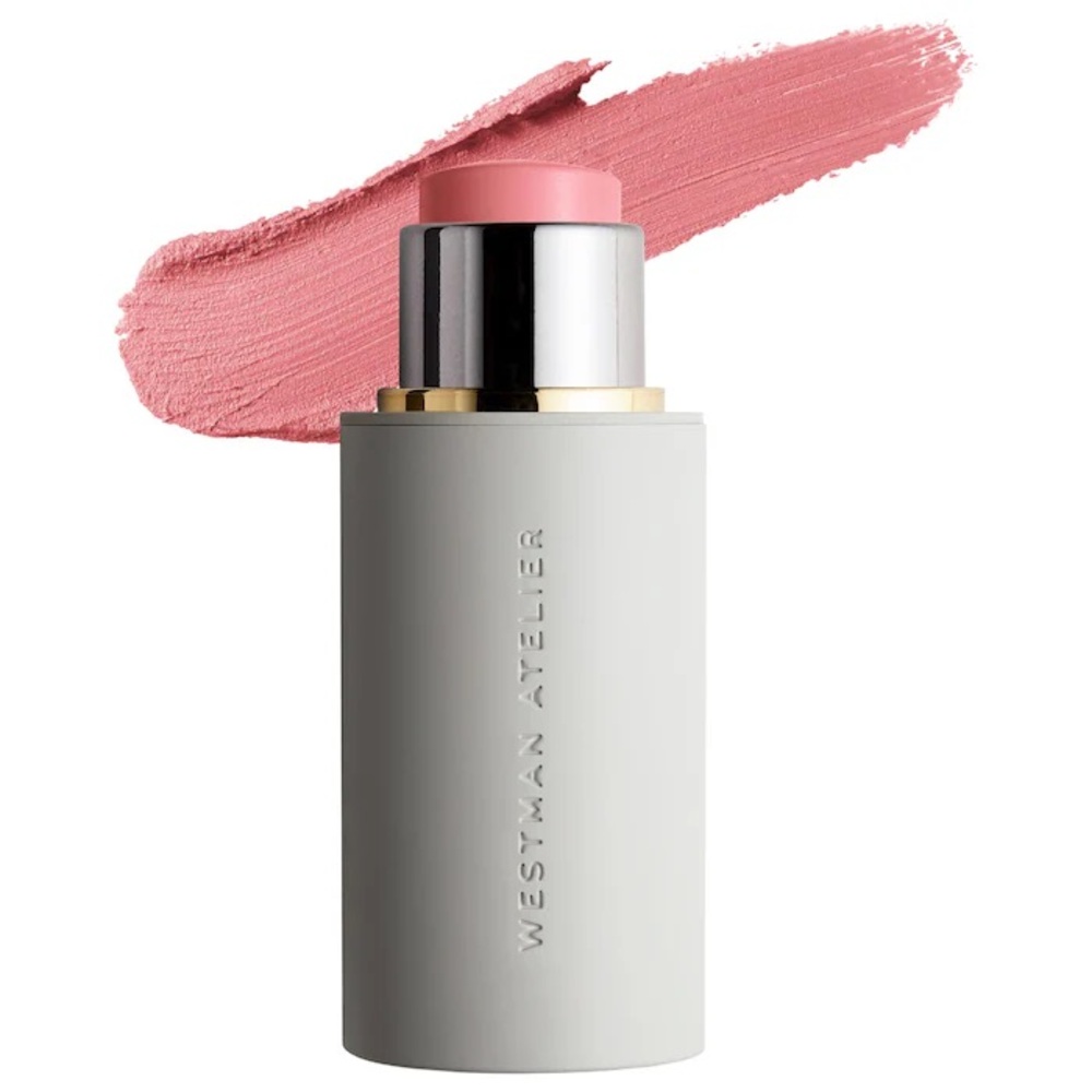Westman Atelier
Baby Cheeks Lip + Cheek Cream Blush Stick in Petal